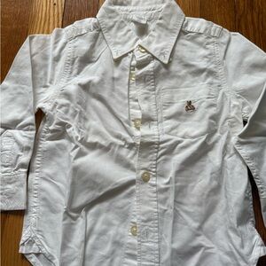 GAP Kids White Button-Down Shirt